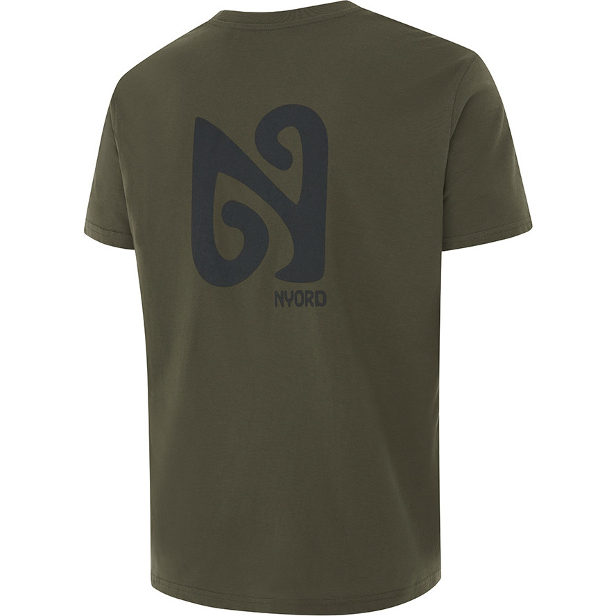 2026 Nyord Camiseta Con Logotipo SX087 - Dark Green Olive